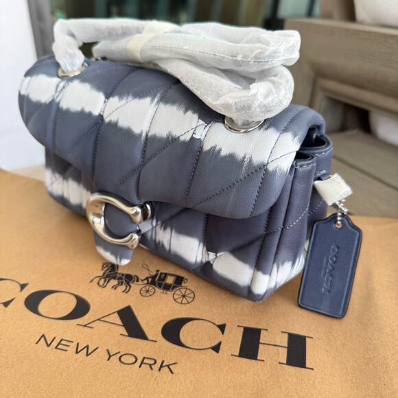 Last 1 ‼️Coach Tabby Shoulder Bag 20 With Quilting And Tie-Dye CU080 - Picture 9 of 16